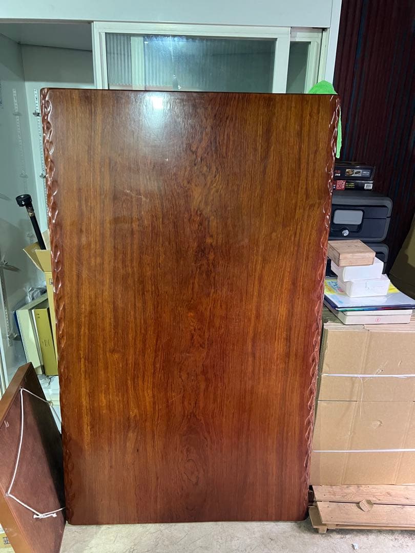 一枚板のテ-ブル 脚部付き　(引取割引1万円)