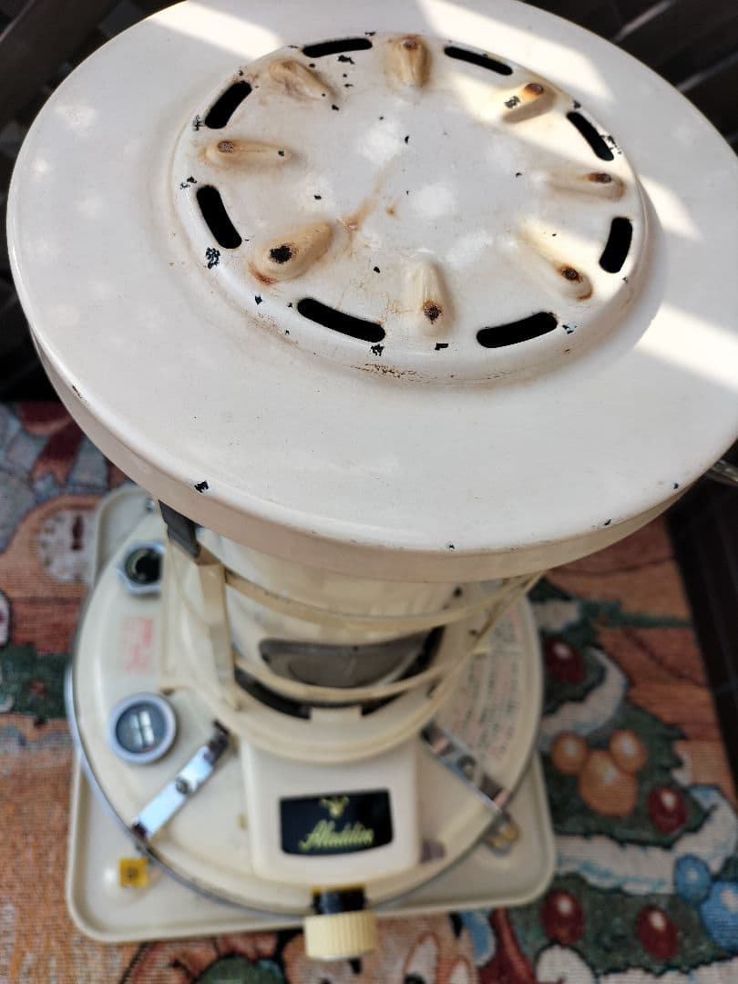 アラジン。純正芯交換済。メンテナンス済。取説付。ベージュD５