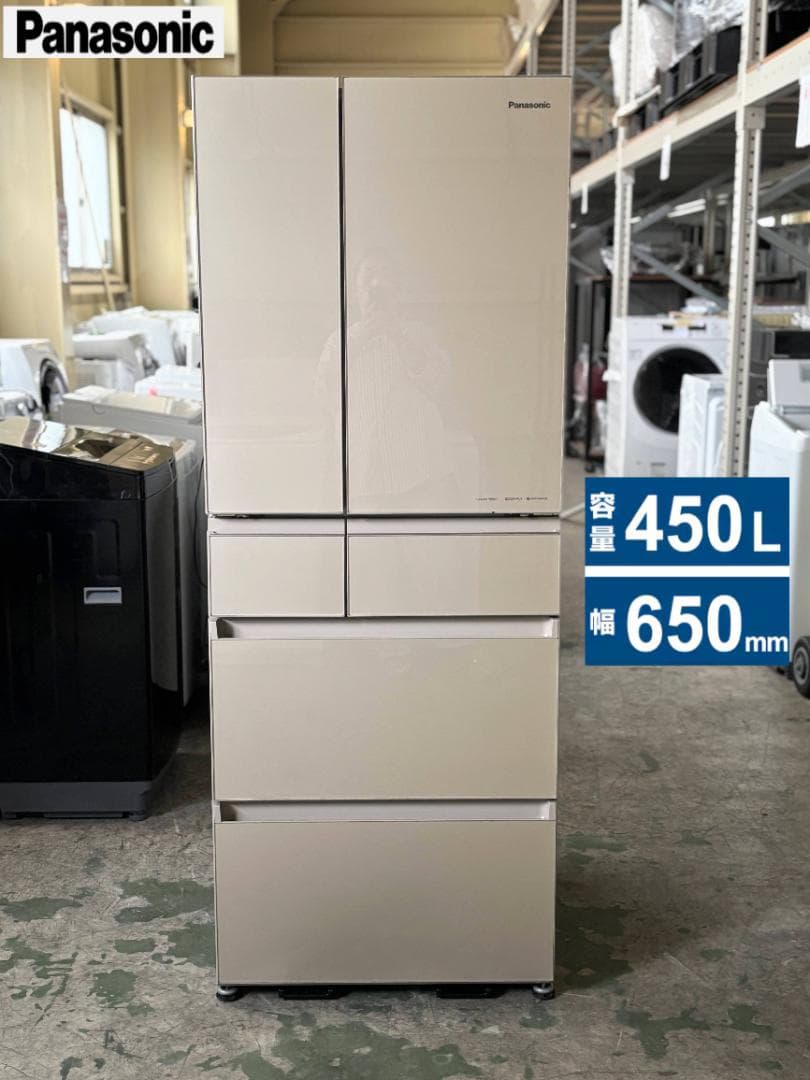 Maiパナソニック6ドア冷蔵庫 450L NR-SPF458X-N
