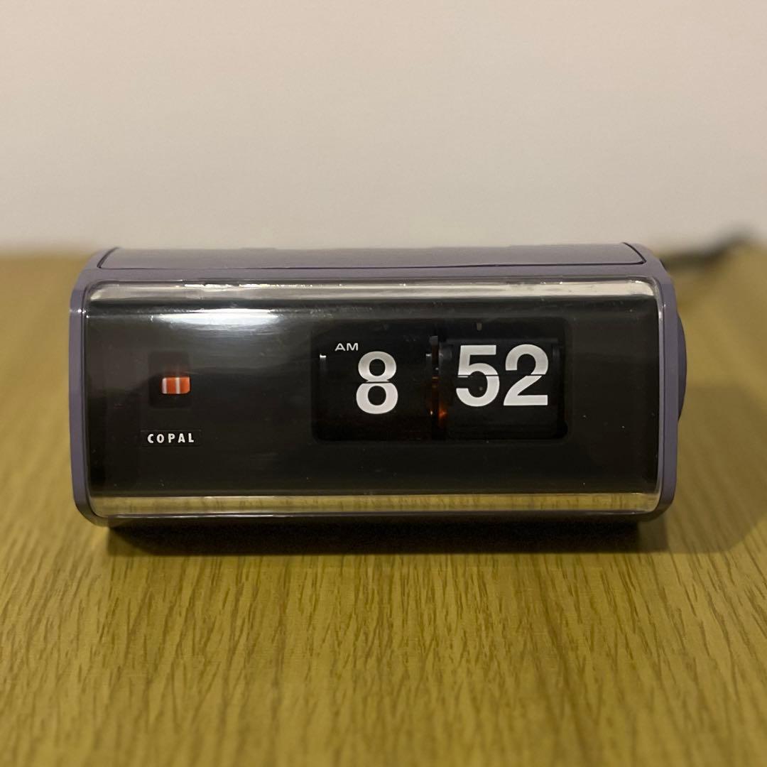 【メンテ済み・動作正常】元箱付きCOPALパタパタ時計 222 ミニ