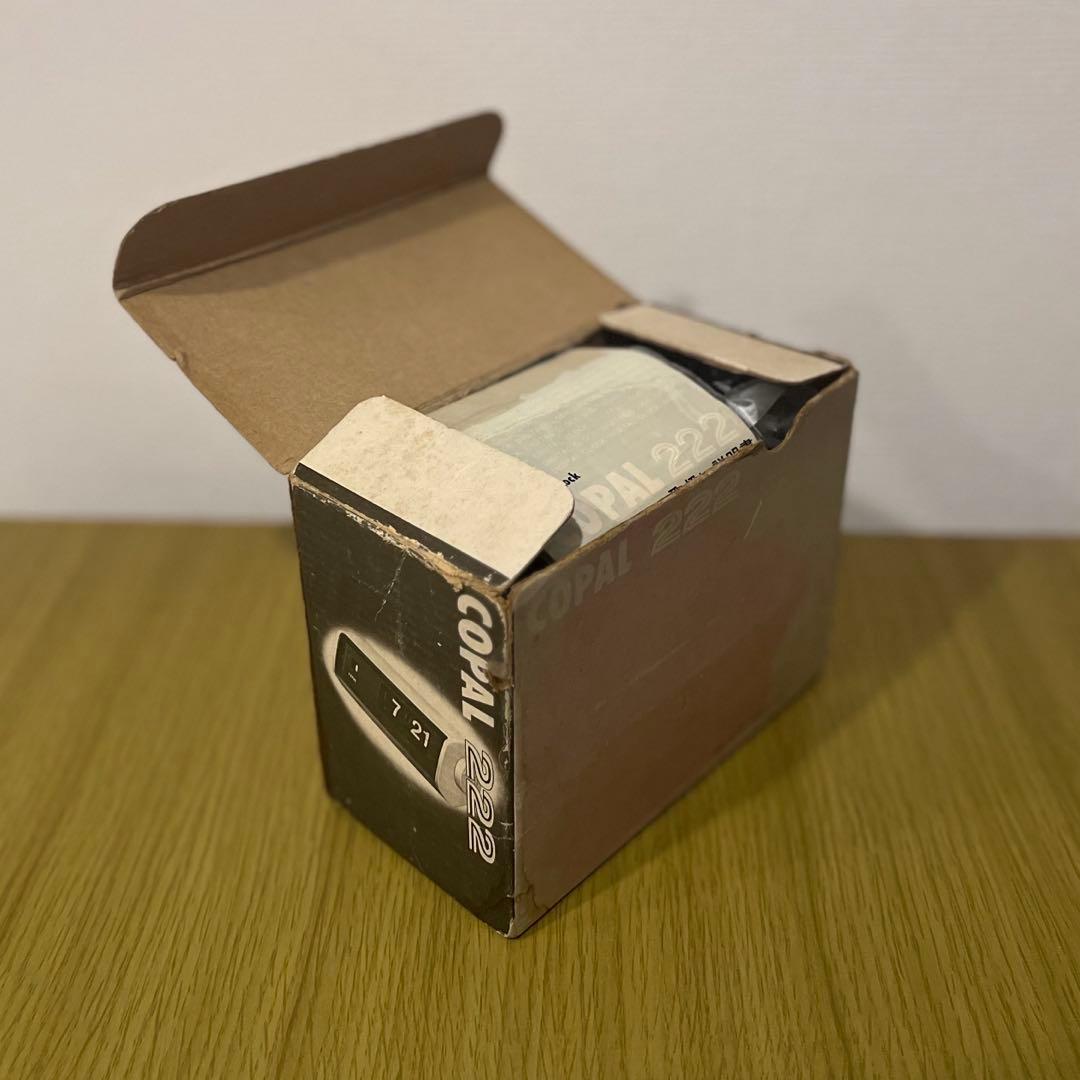 【メンテ済み・動作正常】元箱付きCOPALパタパタ時計 222 ミニ