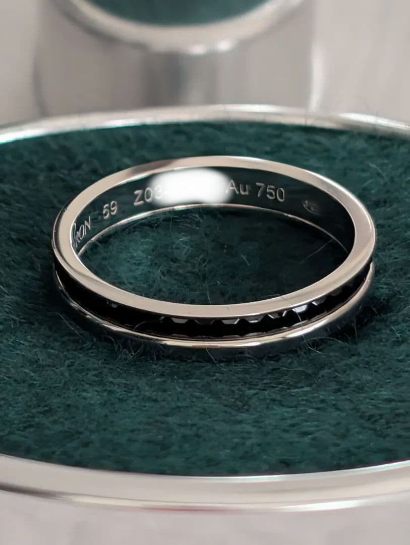 【専用】キャトルリング　ハーフブラック　59