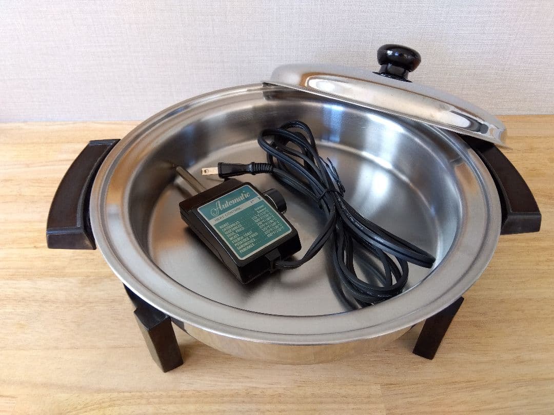 ロイヤルクイーン　電気フライパン　リキッドコア　⚠ふた商品説明必読