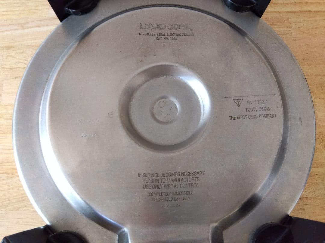 ロイヤルクイーン　電気フライパン　リキッドコア　⚠ふた商品説明必読