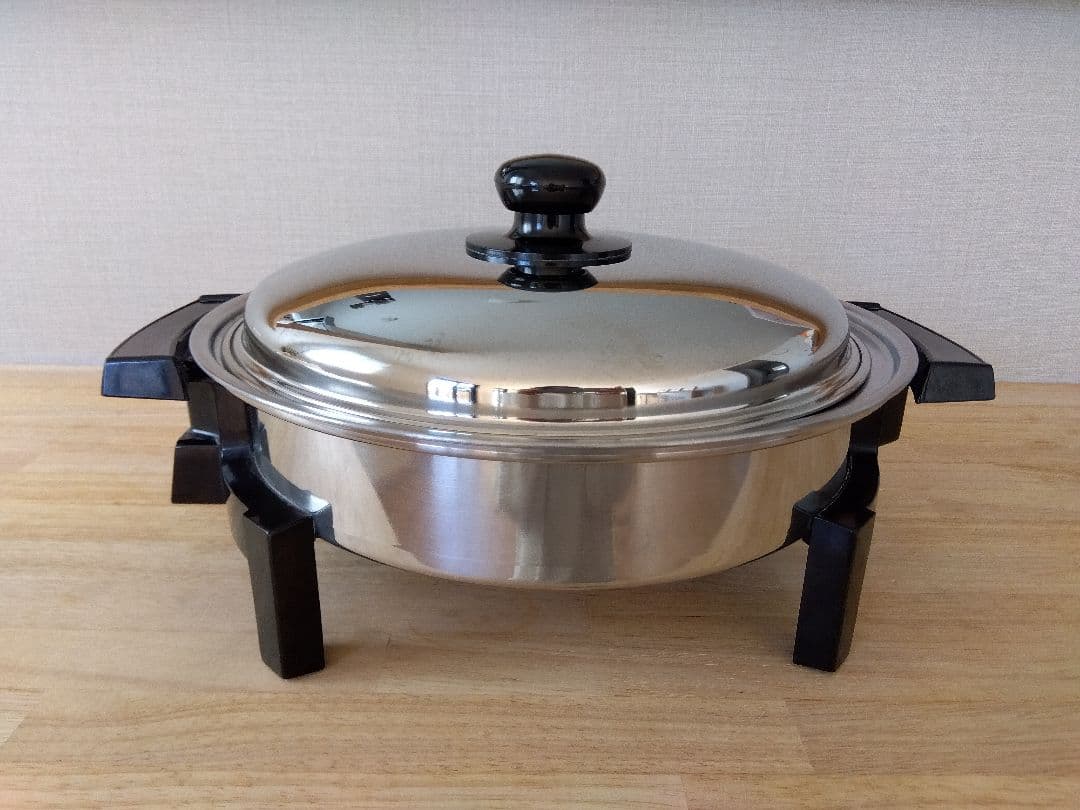 ロイヤルクイーン　電気フライパン　リキッドコア　⚠ふた商品説明必読