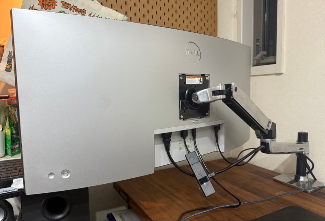 セスク　Dell曲面ウルトラワイドモニター & エルゴトロンモニターアーム