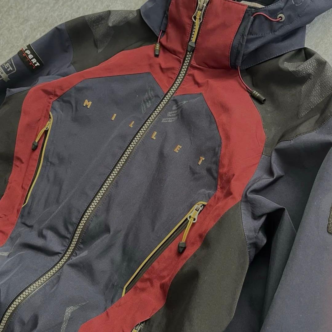 ミレー GORE-TEX マウンテンパーカー テック y2k 切替 ドローコード