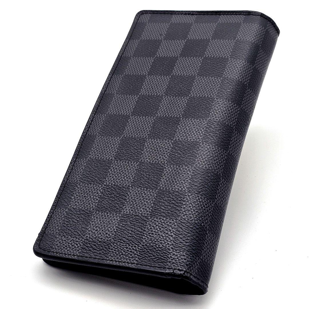 ルイヴィトン　ポルトフォイユ　ブラザ　長財布　ダミエグラフィット　D196