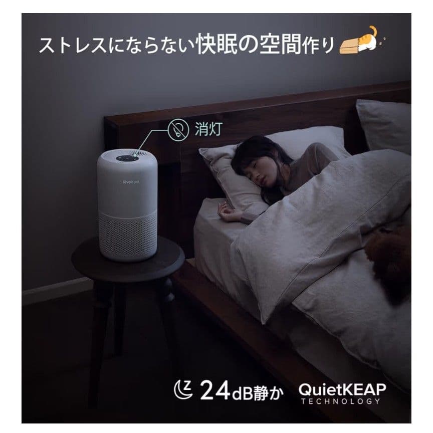 Levoit Core P350 ペット脱臭強化20畳（フィルター２個付き）
