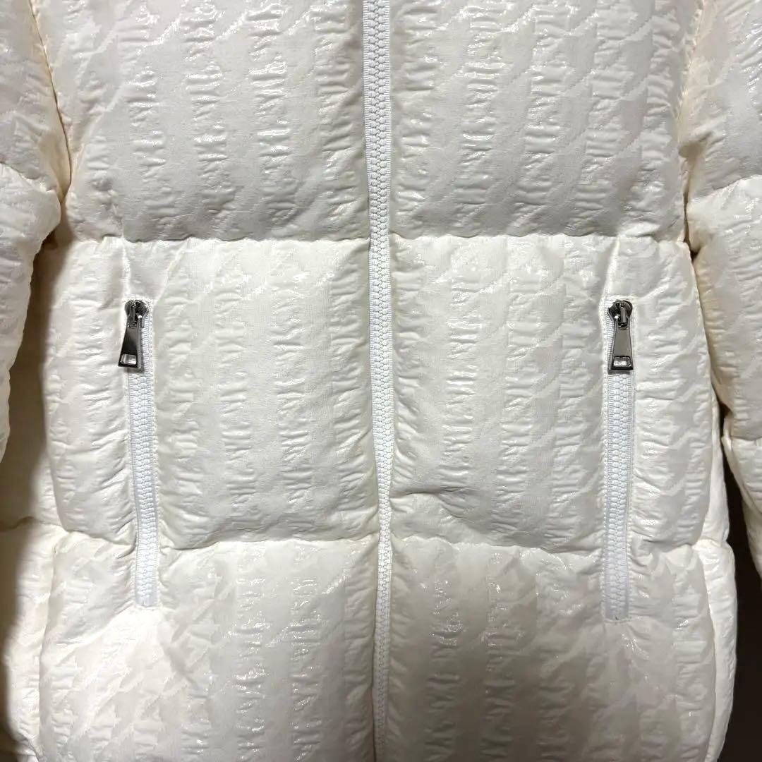 MONCCLER 白 CHAMBRES ファー付ダウン 正規品 レディース