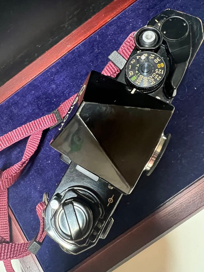 CANON F-1 ブラック フィルムカメラ 簡易動作確認済み