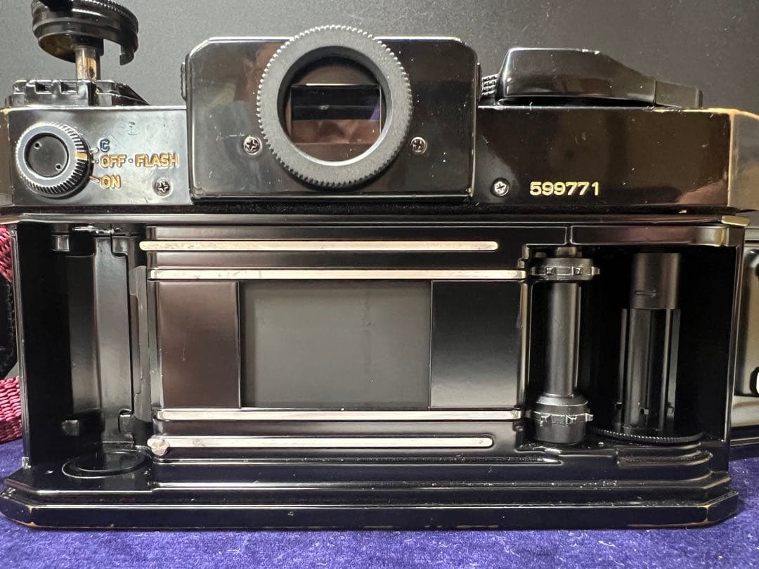 CANON F-1 ブラック フィルムカメラ 簡易動作確認済み