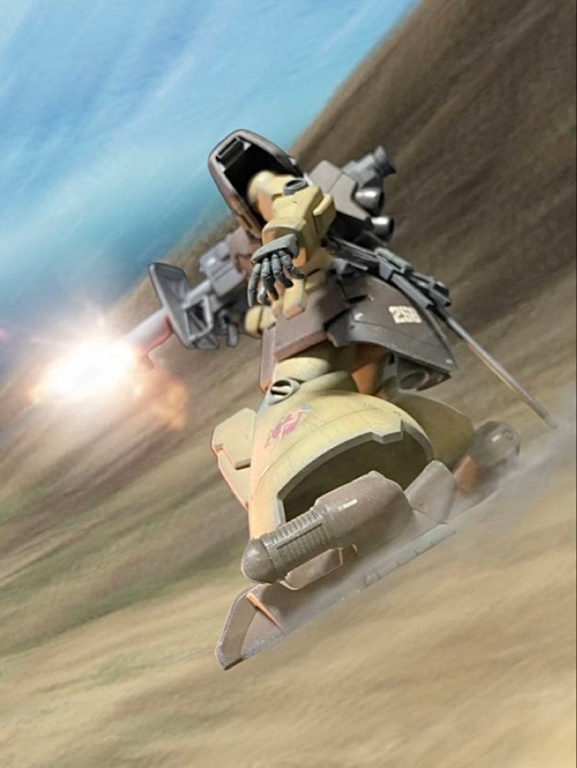 バンダイ HGUC 1/144 ドム•トローペン 塗装済み完成品