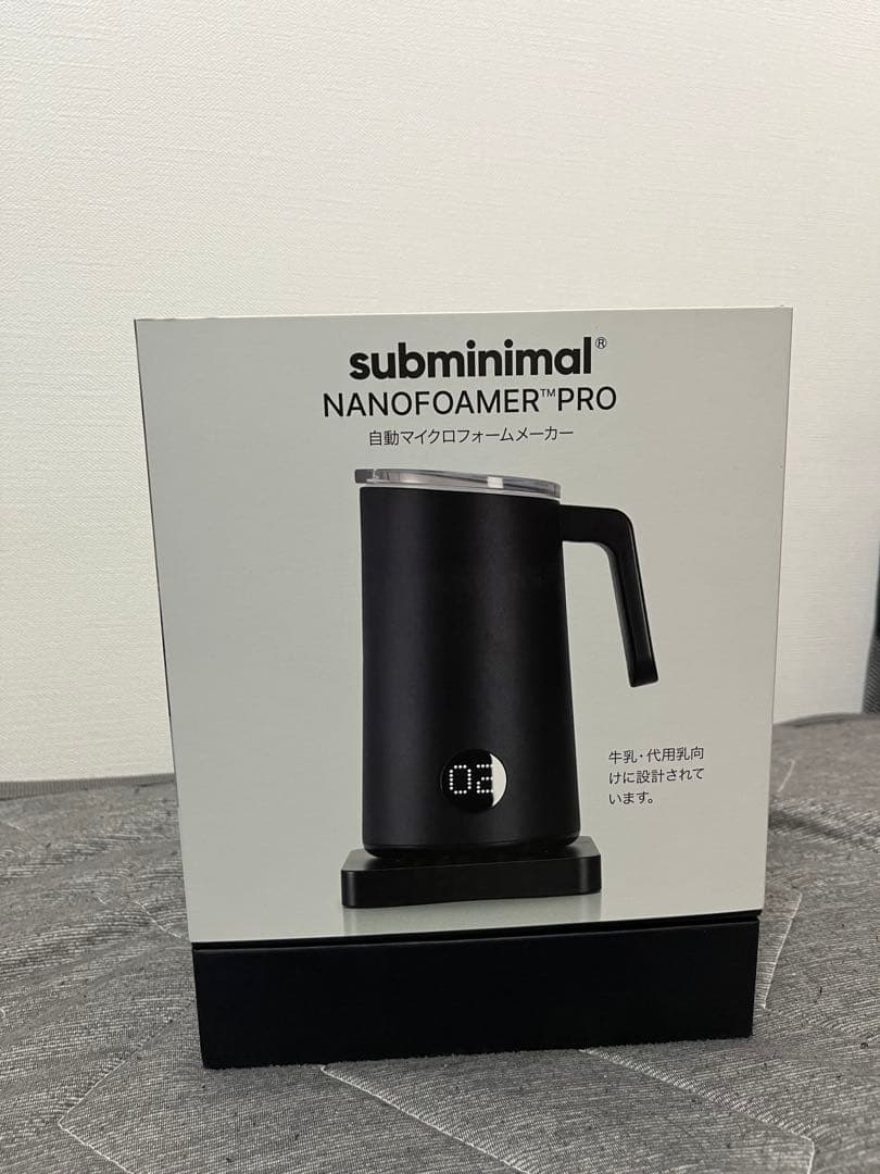 subminimal NANOFOAMER PRO ブラック　新品
