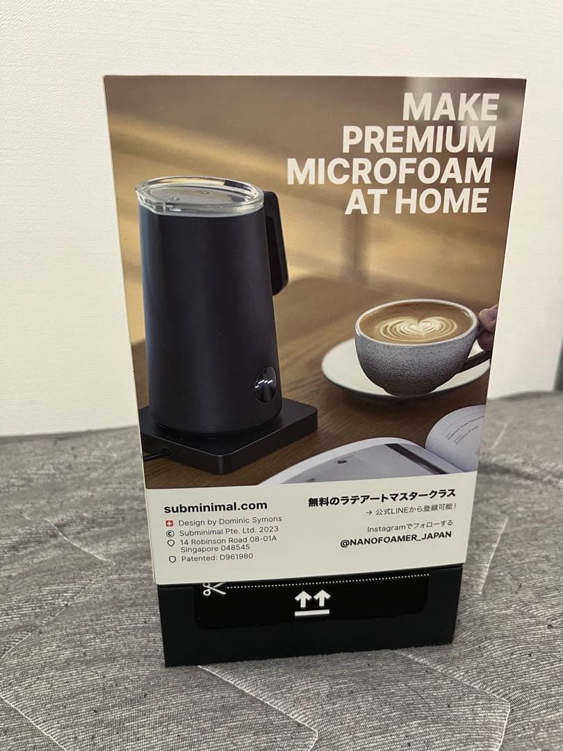 subminimal NANOFOAMER PRO ブラック　新品