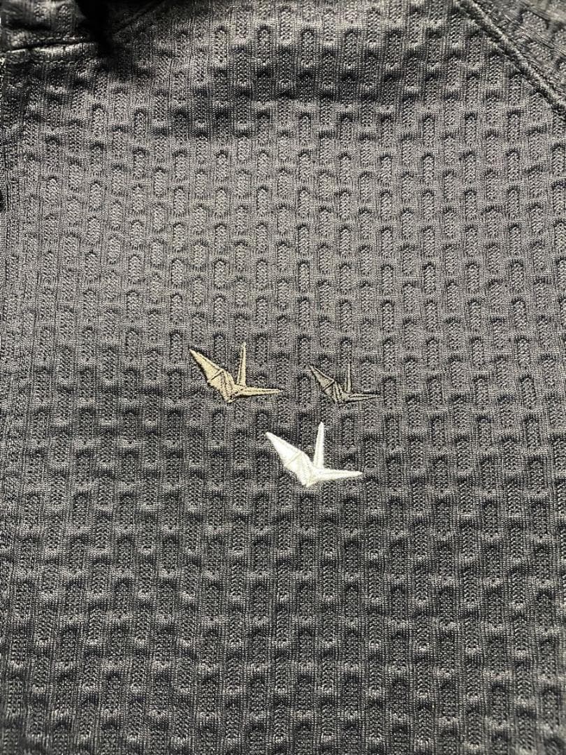 8万2500円　1piu1uguale3 SPORT　リブ ロゴ パーカーAKM