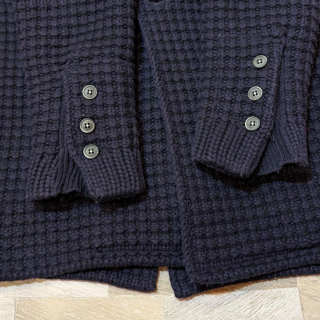 ★月末セール★イタリア製 Bark ニットコート カモフラ裏地