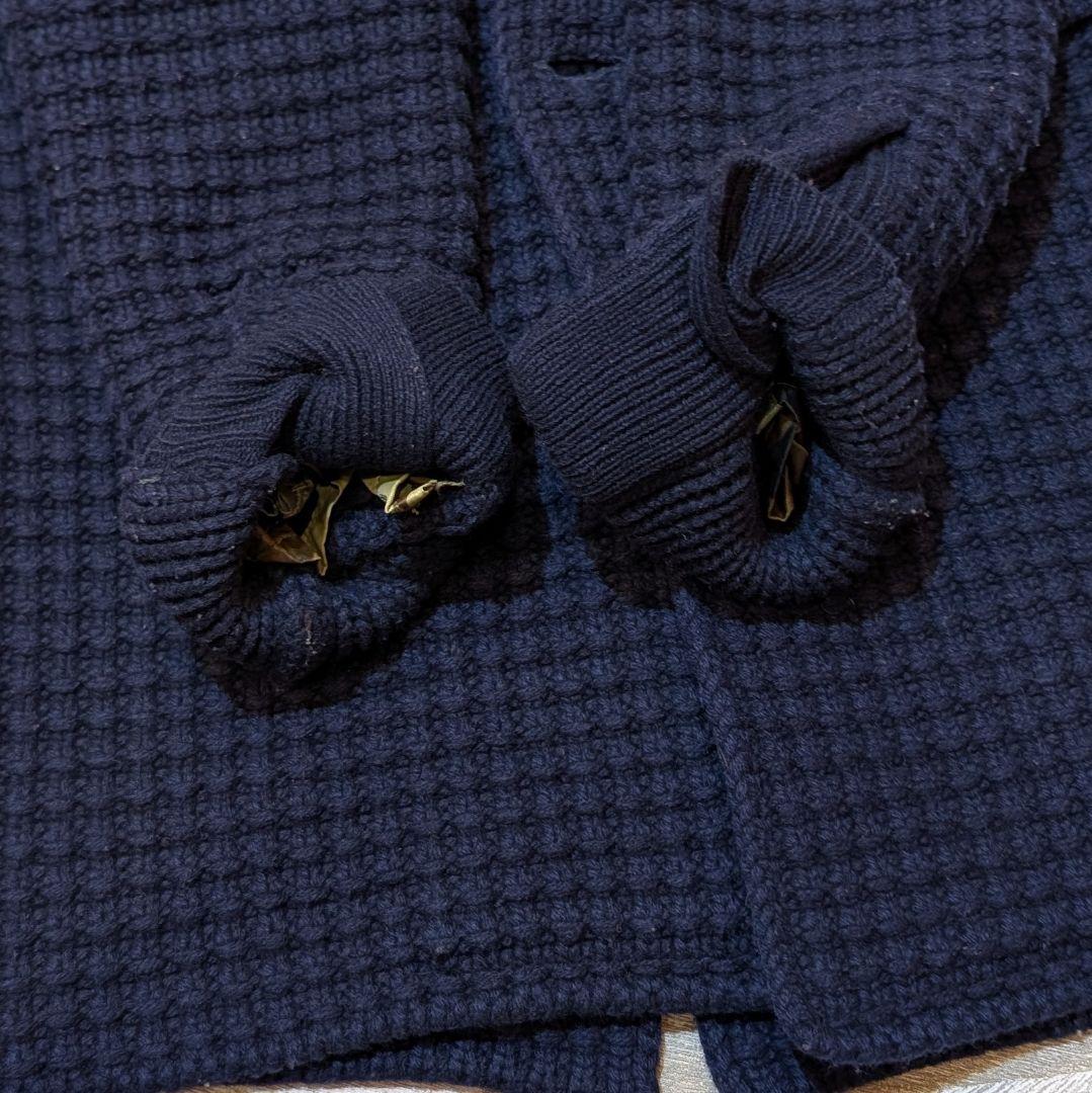 ★月末セール★イタリア製 Bark ニットコート カモフラ裏地