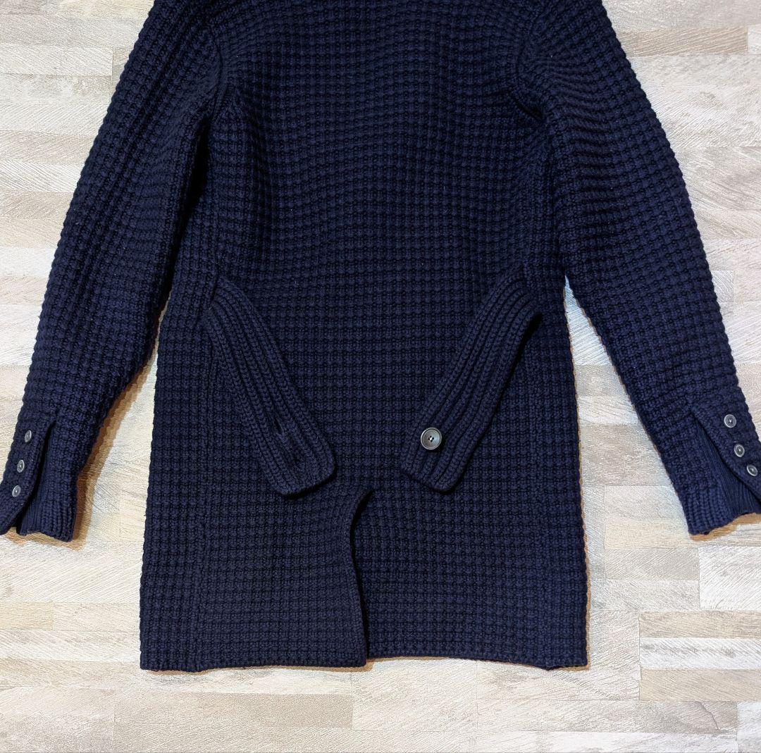 ★月末セール★イタリア製 Bark ニットコート カモフラ裏地