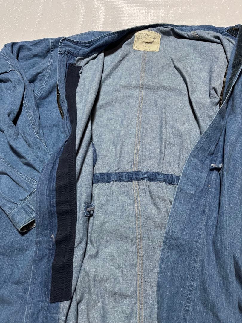 【完売】オアスロウ orslow デニム モッズコート フィッシュテールコート