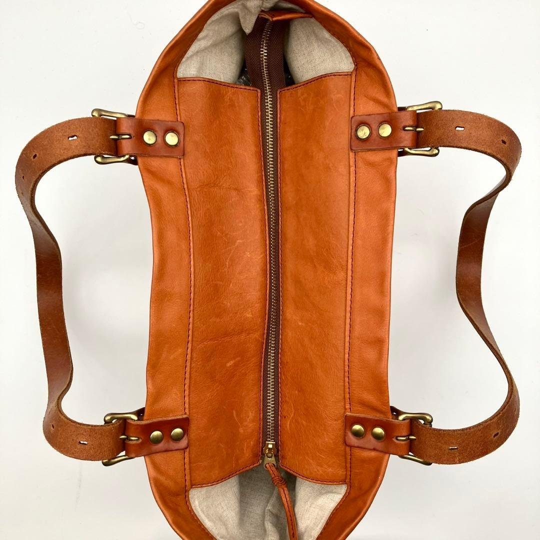 SLOW スロウ　トートバッグ　ビジネス　レザー　本革　肩掛け　大容量　ブラウン