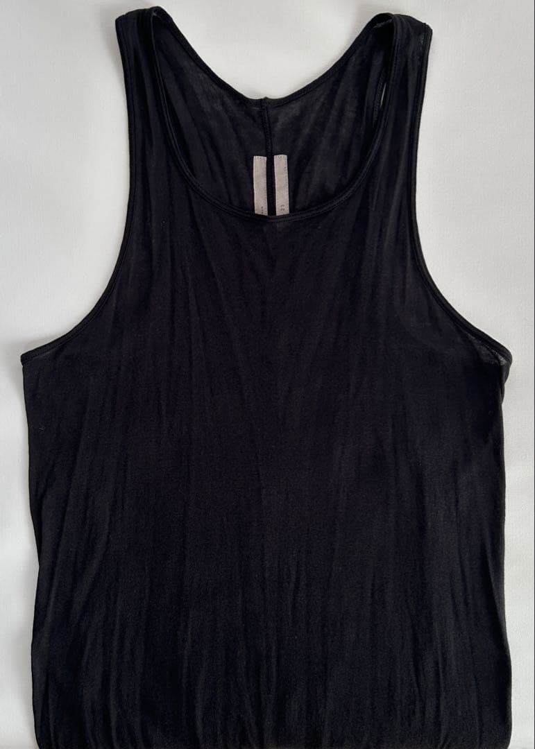rick owens リックオウエンス ノースリーブ カットソー タンクトップ黒