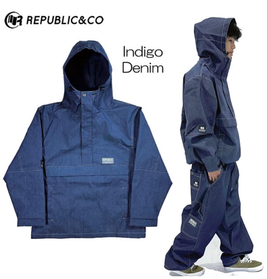 【美品】REPUBLIC スノーボードウェア 上下セットアップ 25-26モデル
