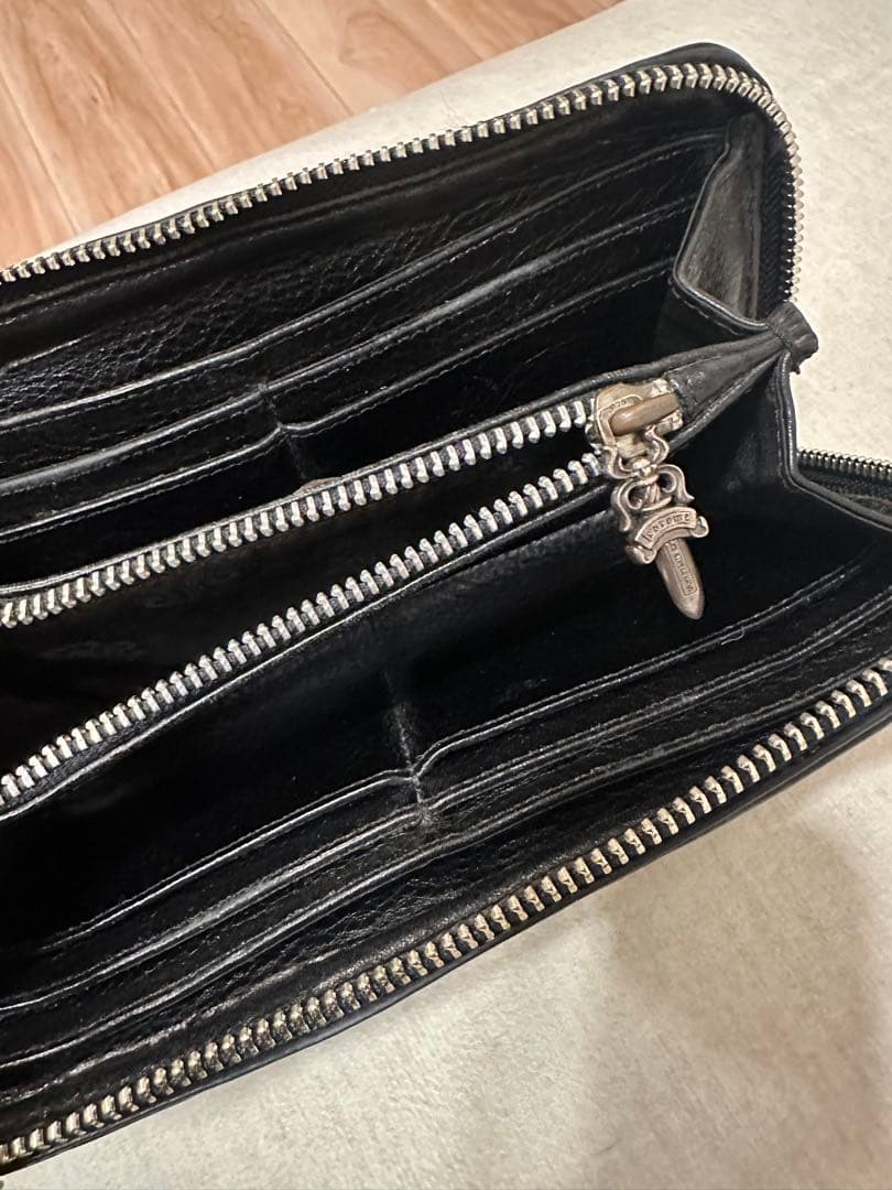 Chrome　Hearts ブラック 長財布