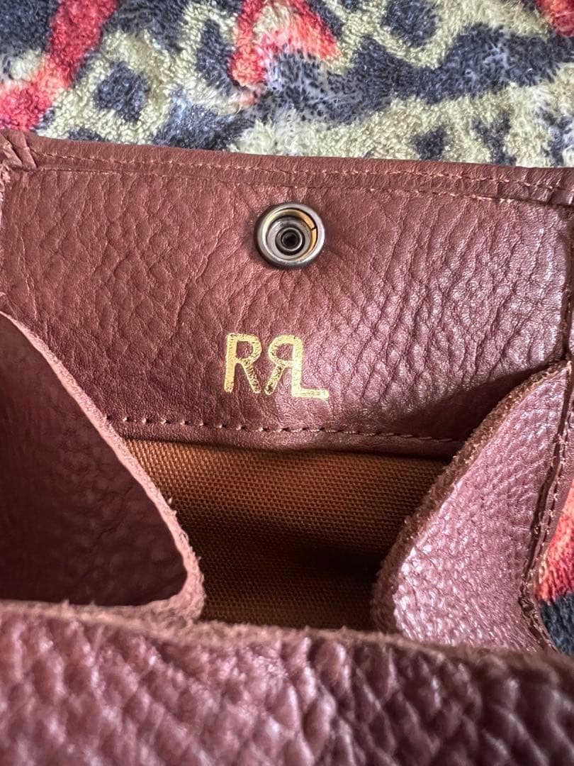 【美品】RRL ダブルアールエル レザー 小銭入れ