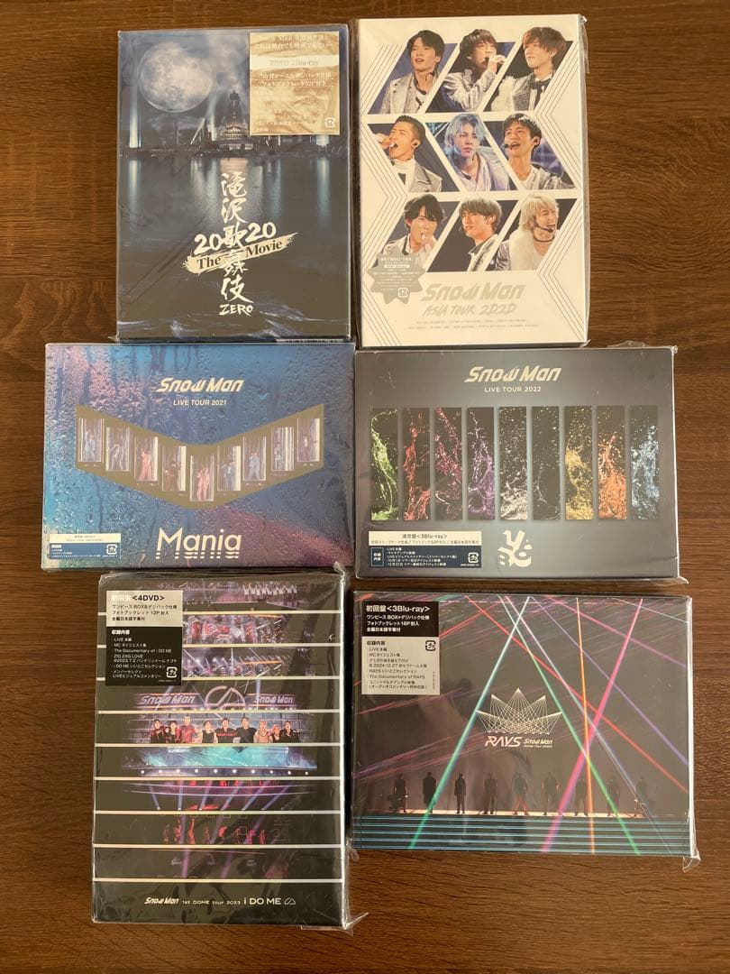  Man ライブ DVD/Blu-Ray 6枚セット まとめ売り