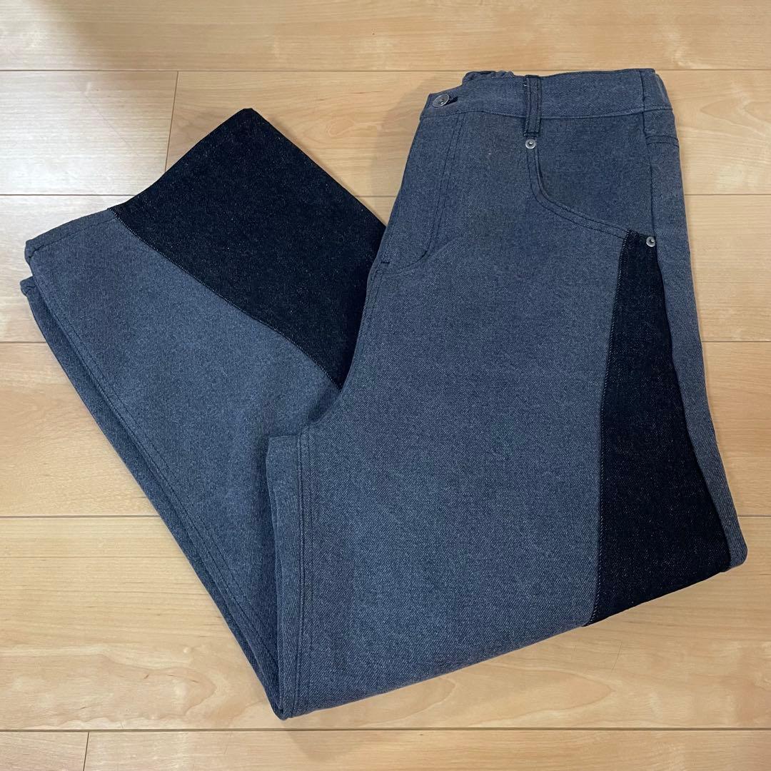 ニコアンド be with M misayo デニムパンツ　ブラック　L