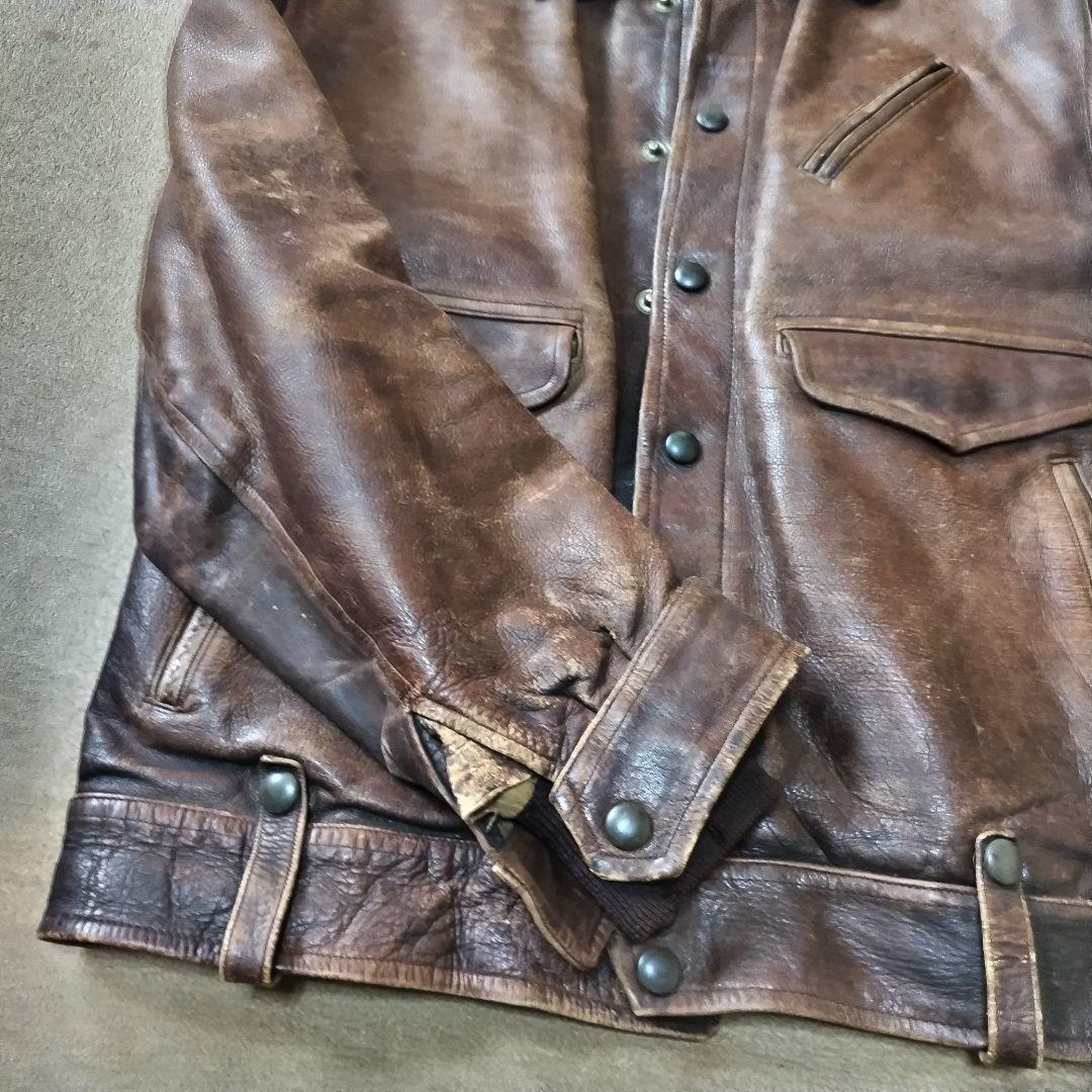 ６０ｓヴィンテージ革ジャン(日本製)