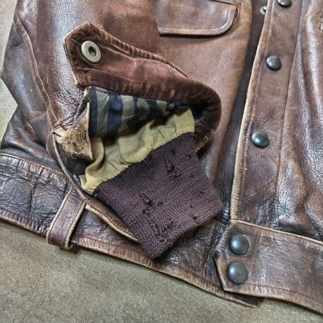 ６０ｓヴィンテージ革ジャン(日本製)