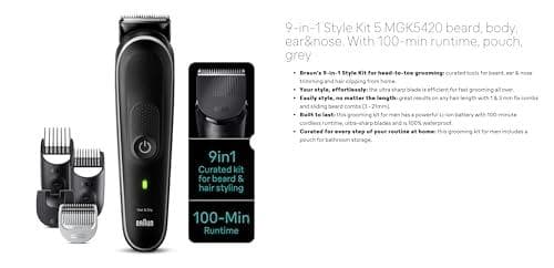 ブラウン ボディ トリマー シリーズ5 ボディシェーバー MGK5420 男性用