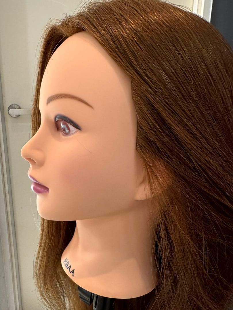 【美品】NBAA アップウィッグ　ブラウン