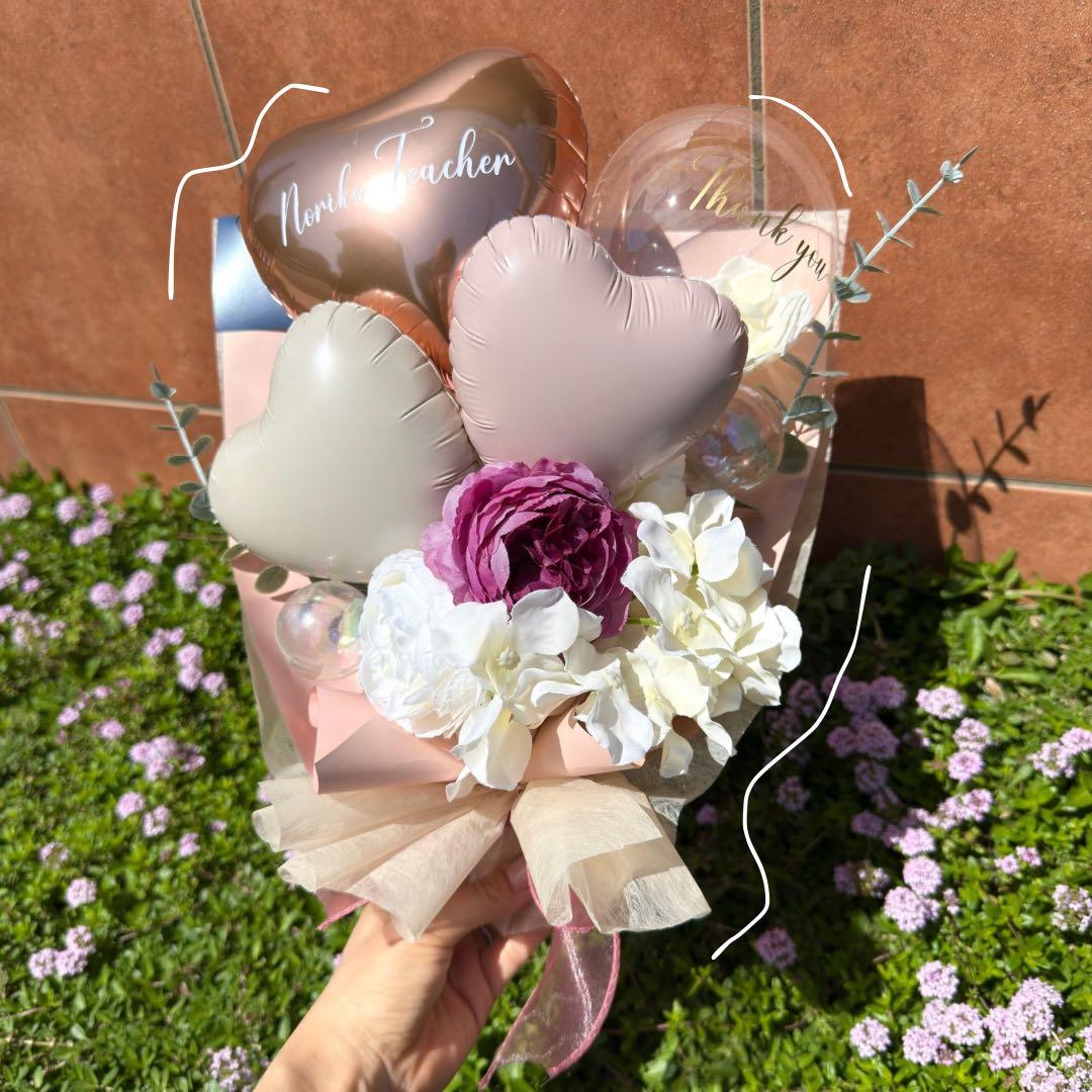 専用3点♡卒業式❤︎バルーンブーケ花束｜風船 ギフト 周年祝い ピンク 誕生日