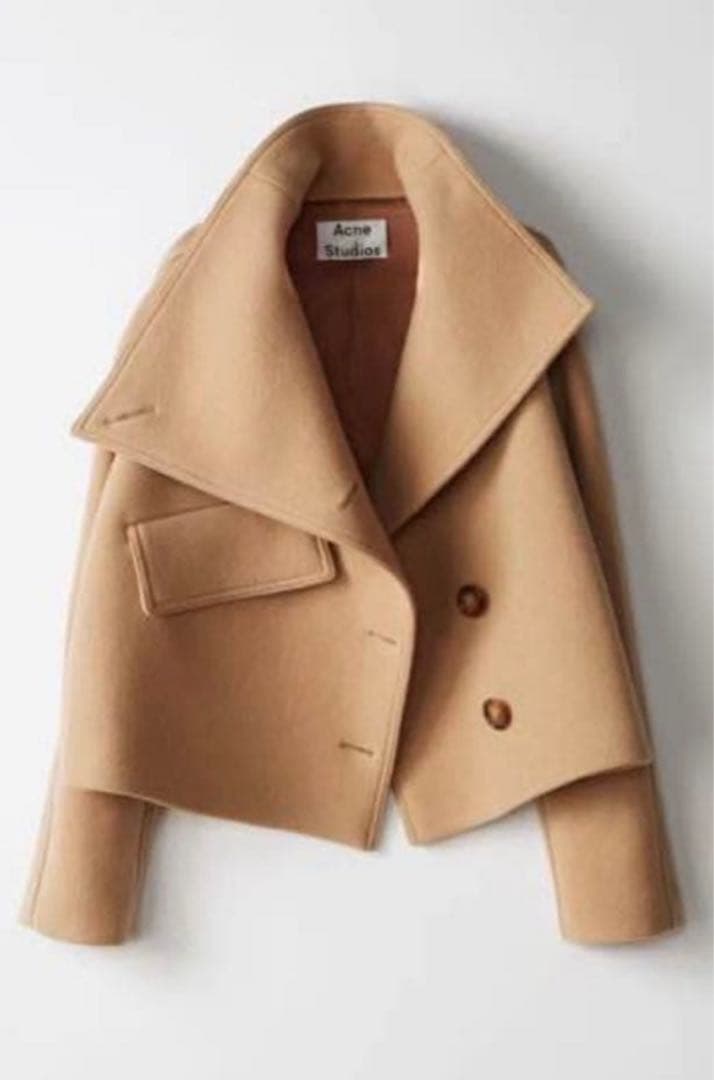 Acne Studios ショートコート drawer BLAMINK