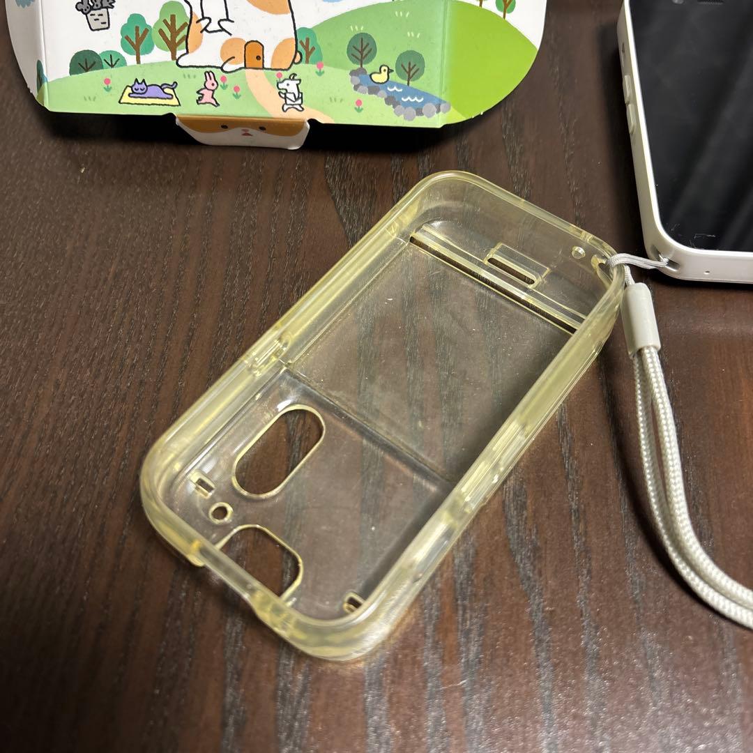 キッズフォン3 ホワイト クリアケース付き