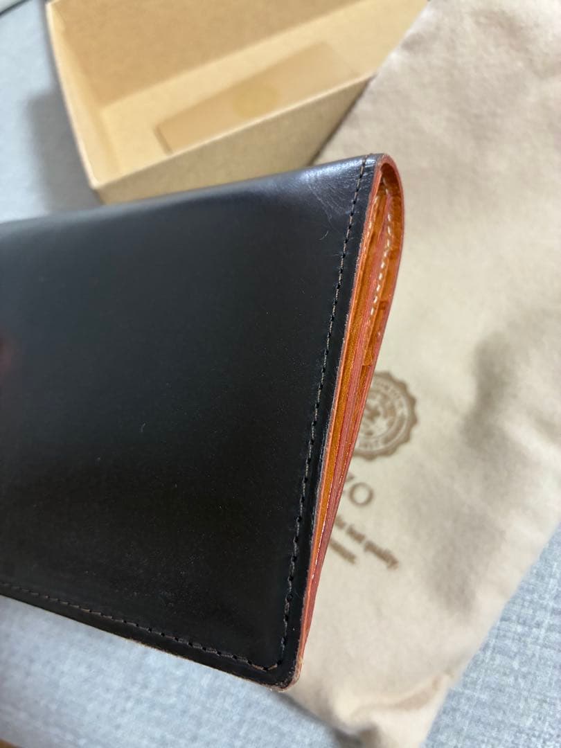 GANZO ガンゾ THIN BRIDLE シンブライドル　ファスナー長財布