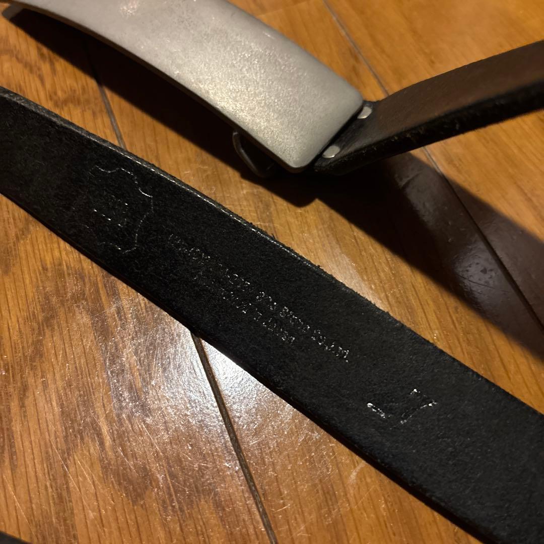小物 julius leather belt