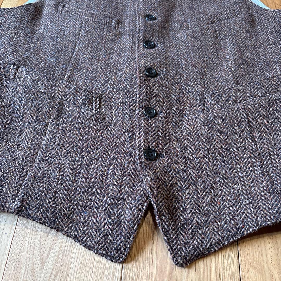 【定番】 BEAMS PLUS / ハリスツイード ベスト定価30,000円程