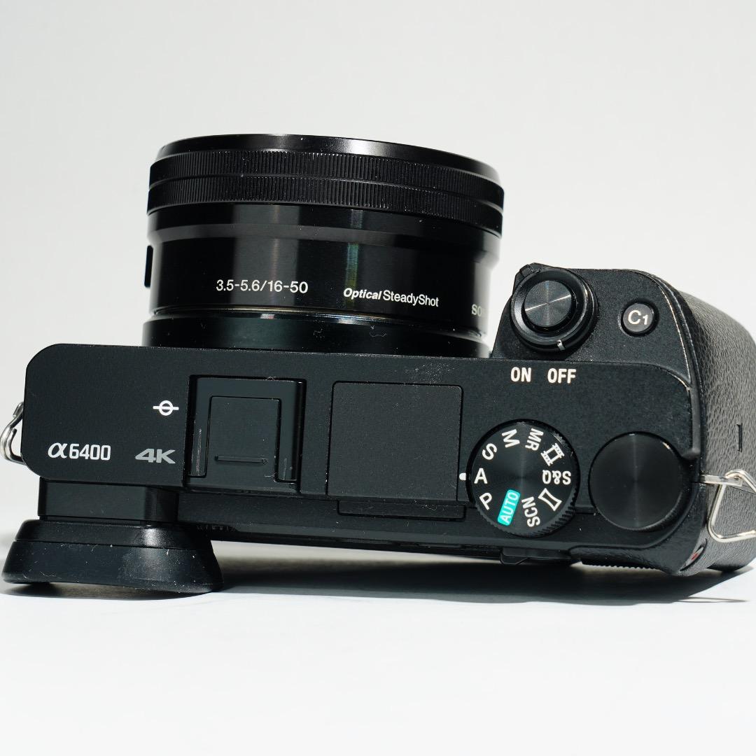 【SONY α6400】美品 4K動画 低シャッター数 バッテリー2個 64GB