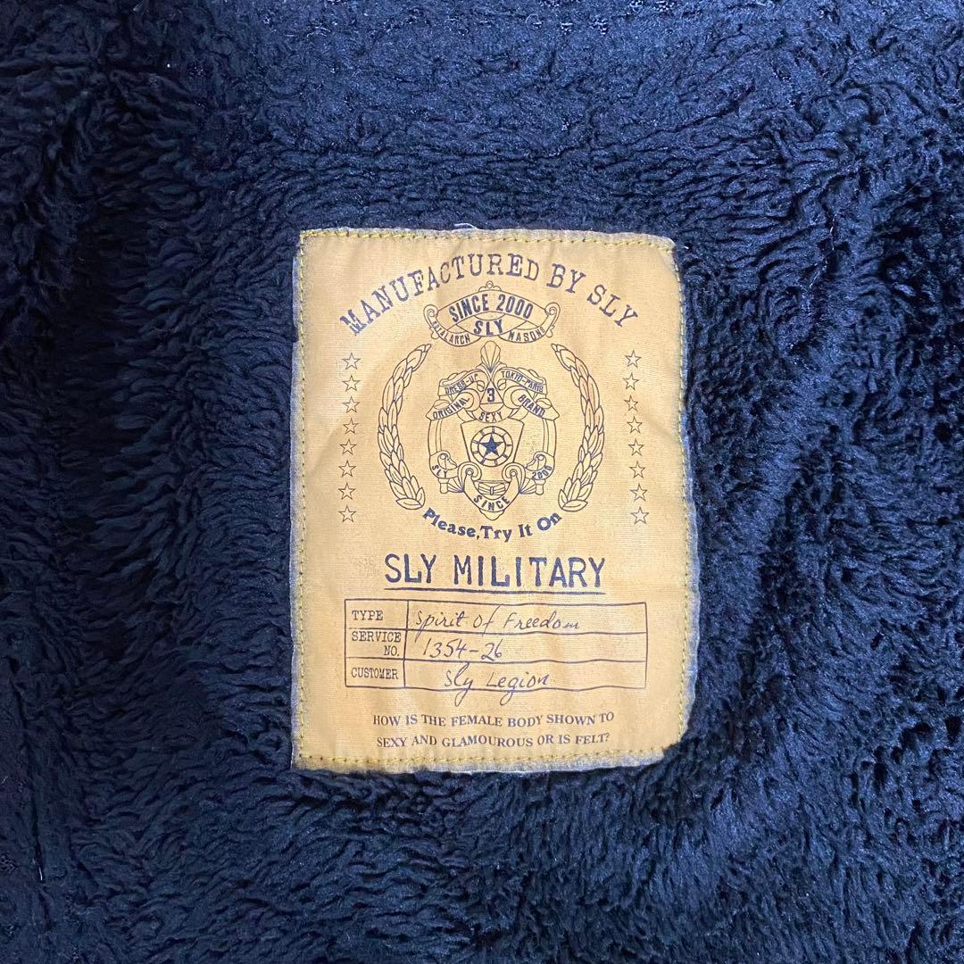 希少 y2k SLY ファー付き モッズコート 平成ギャル グランジ ブラック