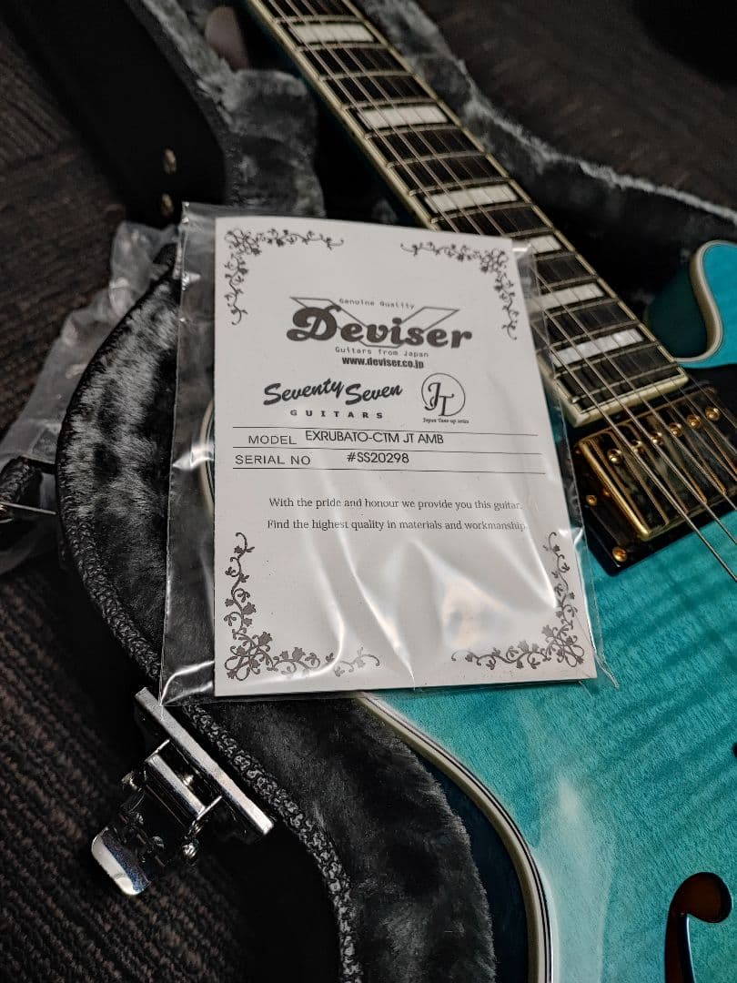 ギター Seventy Seven EXRUBATO-CTM-JT AMB