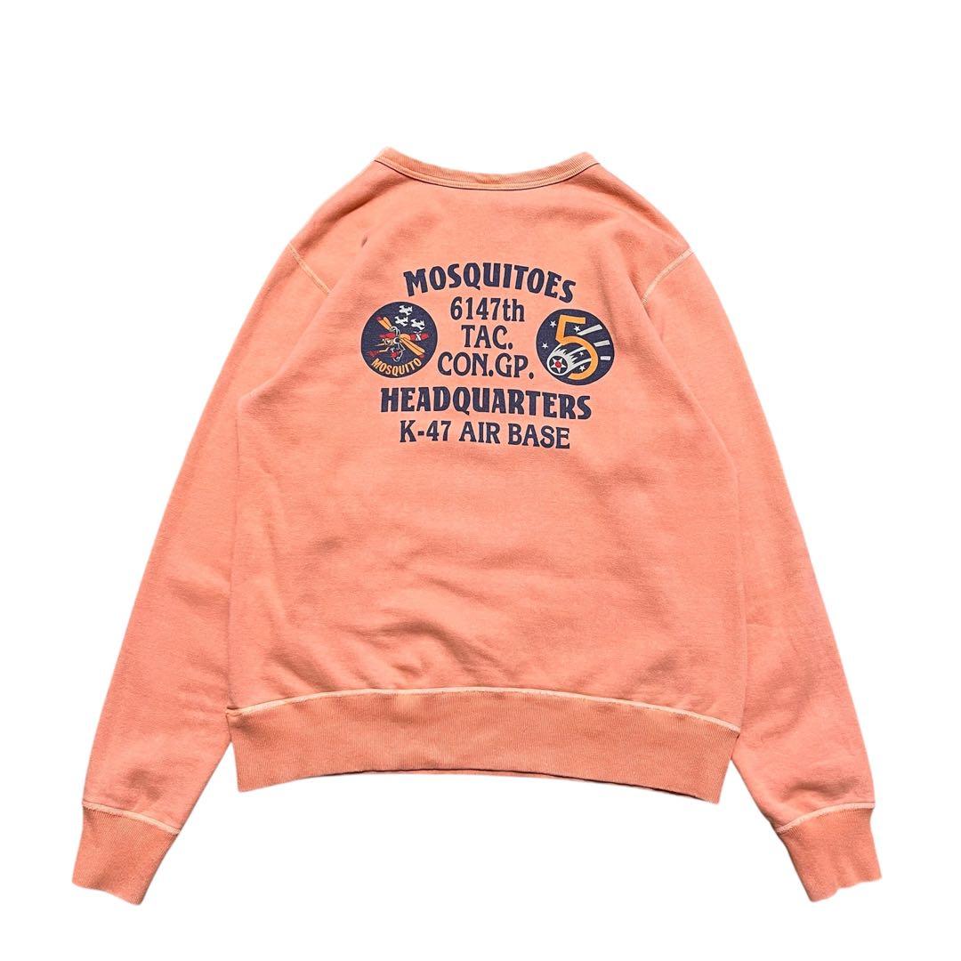 バズリクソンズ　クルーネックスウェット \"MOSQUITOES\"オレンジ　Ｌ