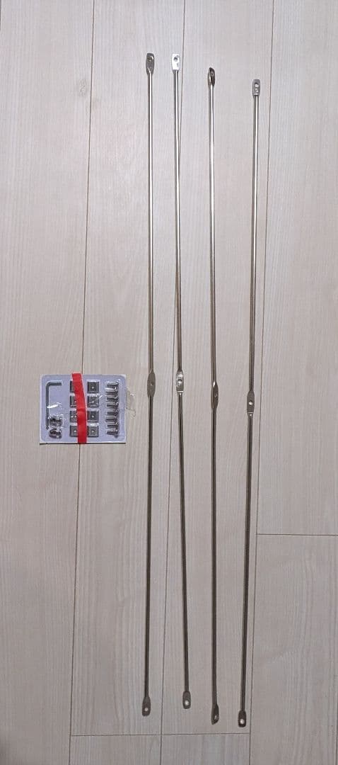 無印良品 ステンレスユニットシェルフ 追加用帆立セット