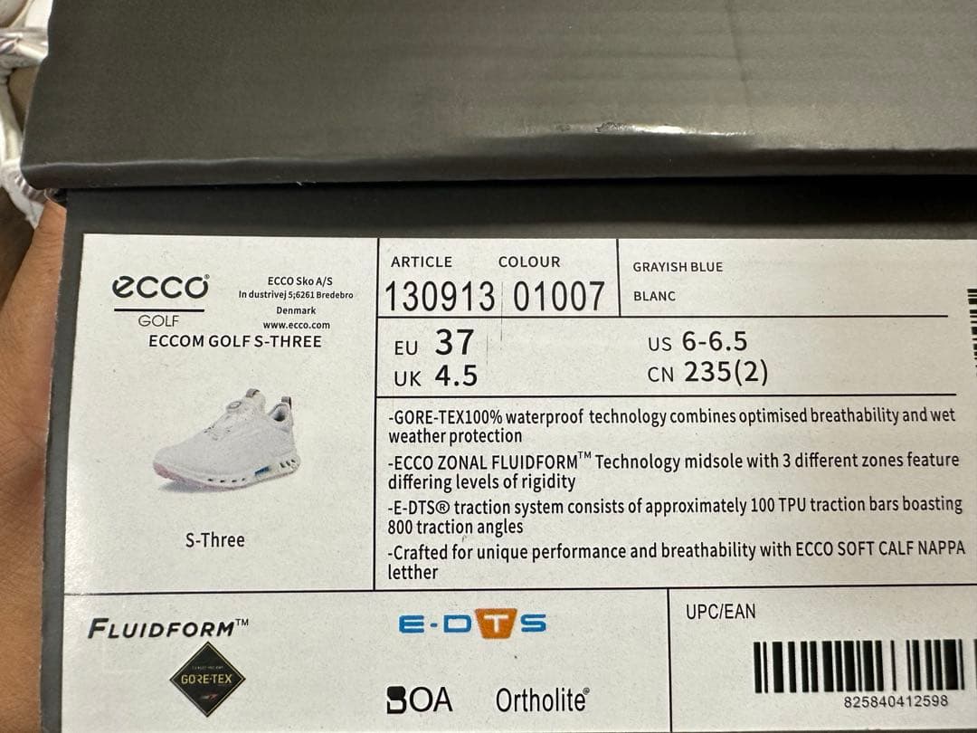 ECCO ゴルフシューズ レディース　EUサイズ37