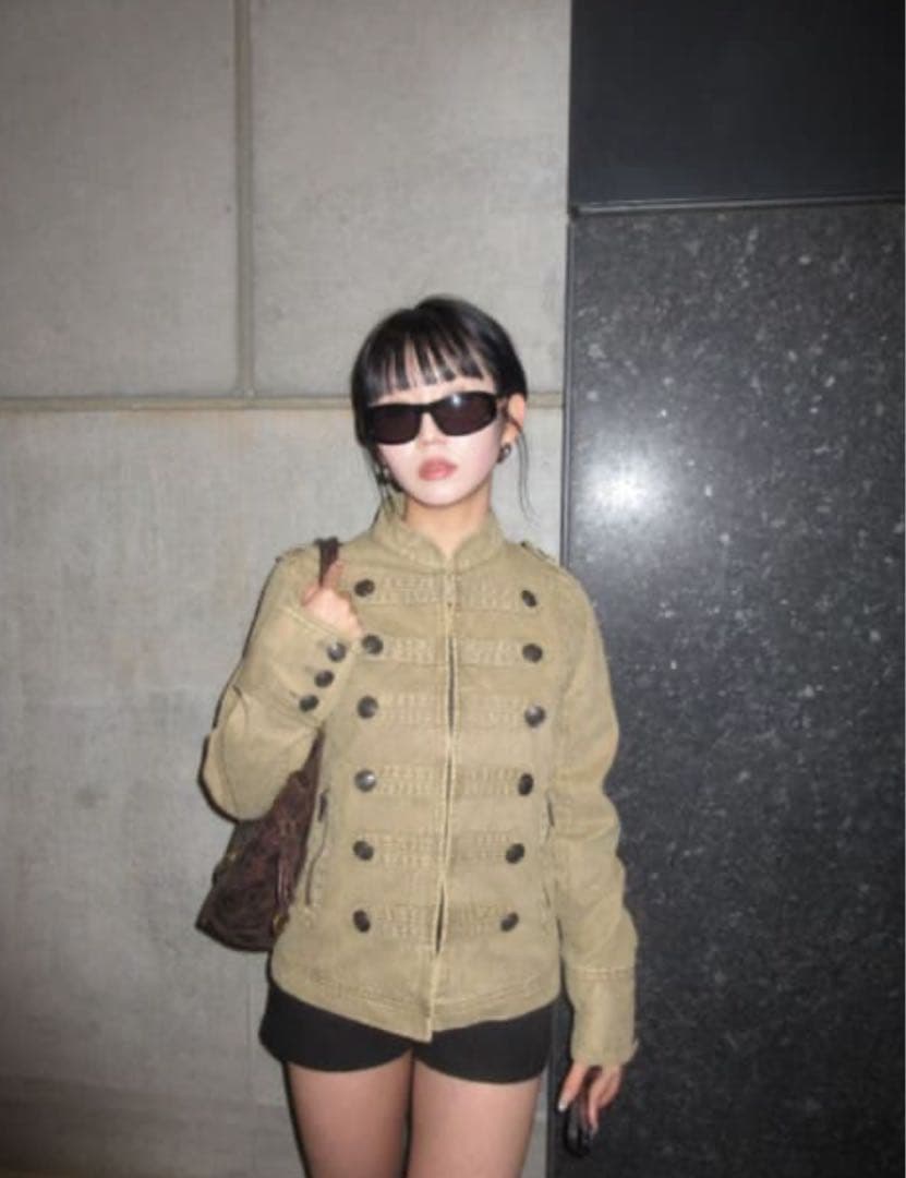 LAGUA GEM COTTON NAPOLEON ジャケット　BEG