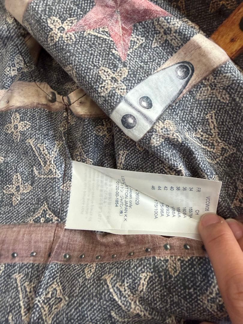 LOUIS VUITTON ストライプシャツ サイズ34