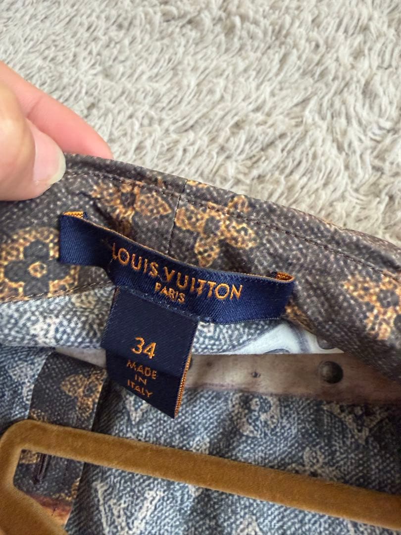 LOUIS VUITTON ストライプシャツ サイズ34